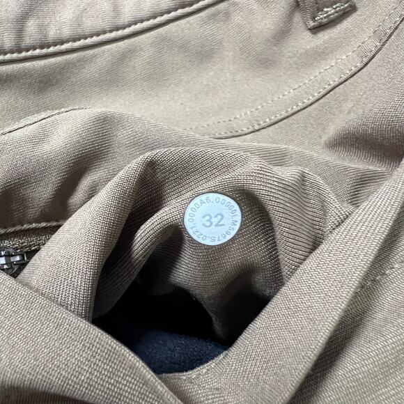 Lululemon ABC Pant Classic Warpstreme MENS 32 x 31 Artifact Brown Chino - Picture 3 of 13